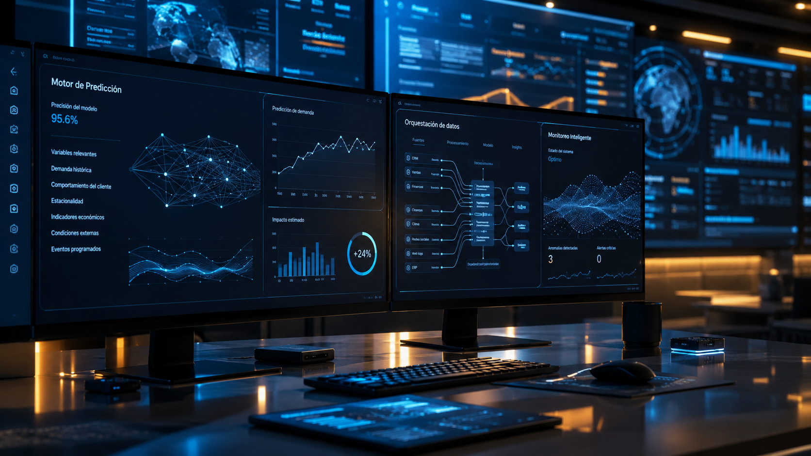 Análisis técnico inteligente de variables y contexto