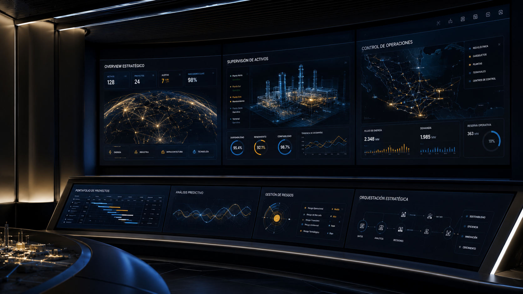 Control estratégico y visión integral del proyecto